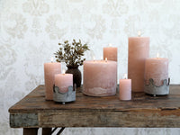 Dusty Rose Pillar Candle 150h