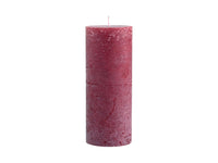 Dark Red Maroon Pillar Candle 150h