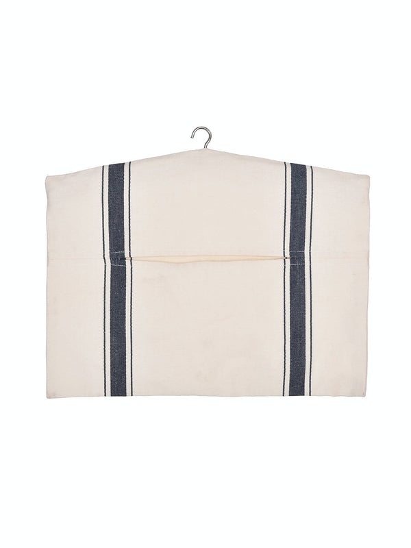 Cotton Peg Bag - Ink Stripe