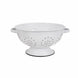 Enamel Colander - White
