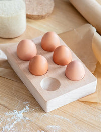 Wooden Borough Egg Holder - Beech