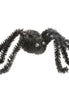 Black Tinsel Spider Ornament