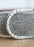 Tweed Dog Collar Grey Large