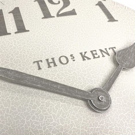 20" Outdoor Arabic Wall Clock Crackle