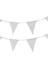 White Fabric Bunting