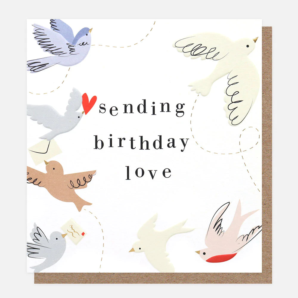 Sending Birthday Love Birds
