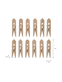 Bamboo Pegs in Bag - Pack of 12