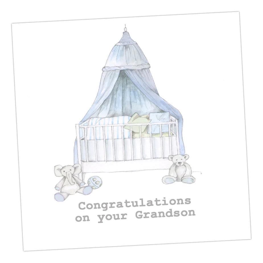 Grandson Cot Card