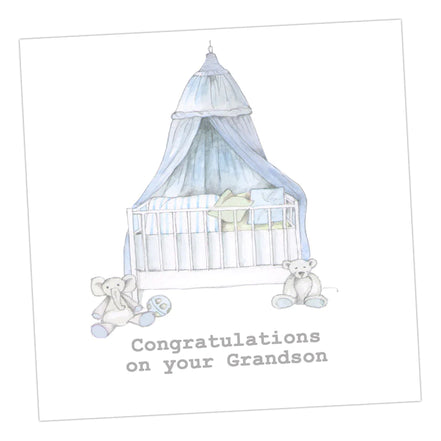 Grandson Cot Card