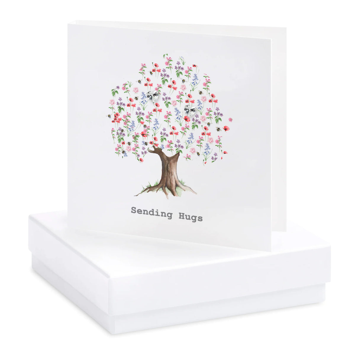 Floral Tree Earring Card