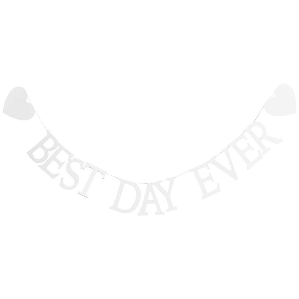Best Day Ever Wooden Bunting - Rustic Country