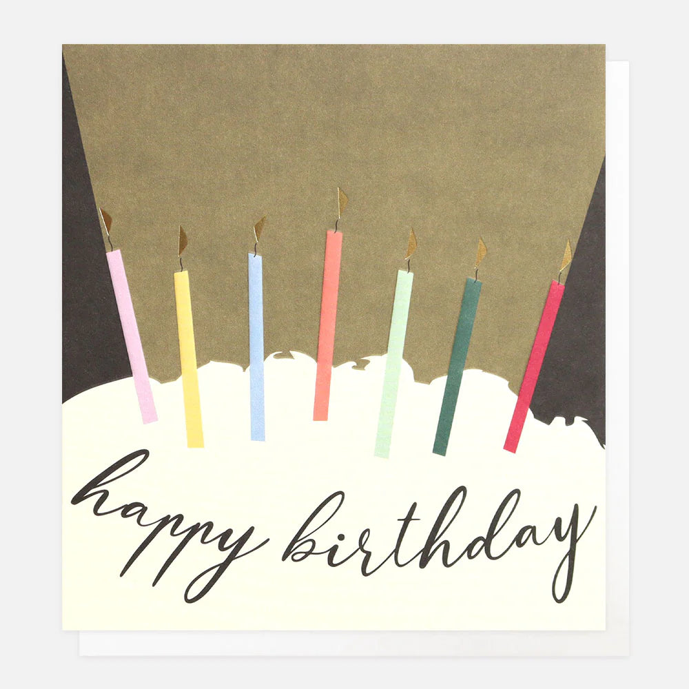 Cake & Candle Light Birthday Card