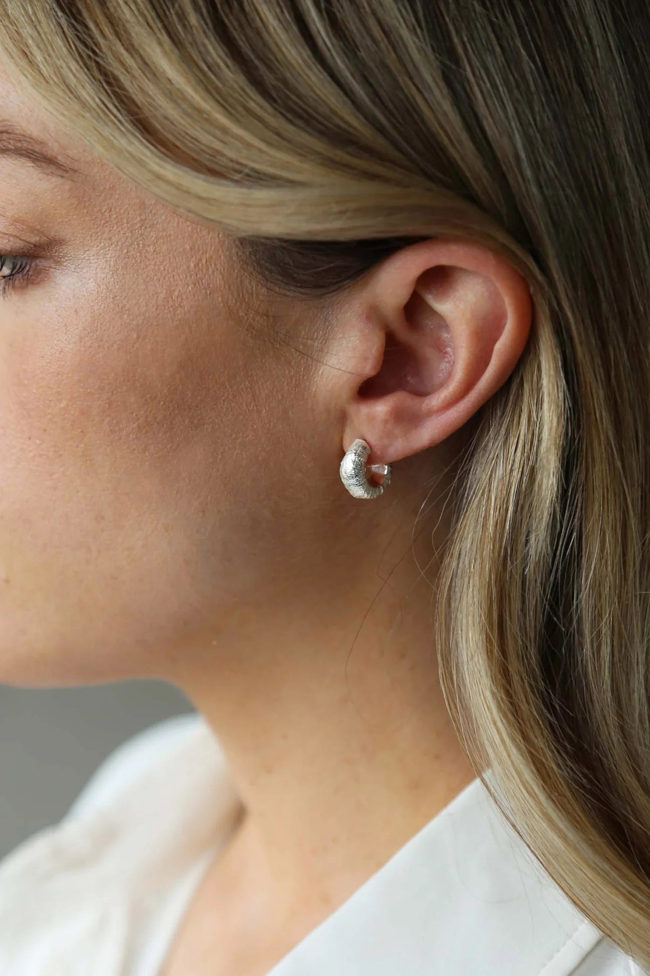 Cast Earrings - Silver