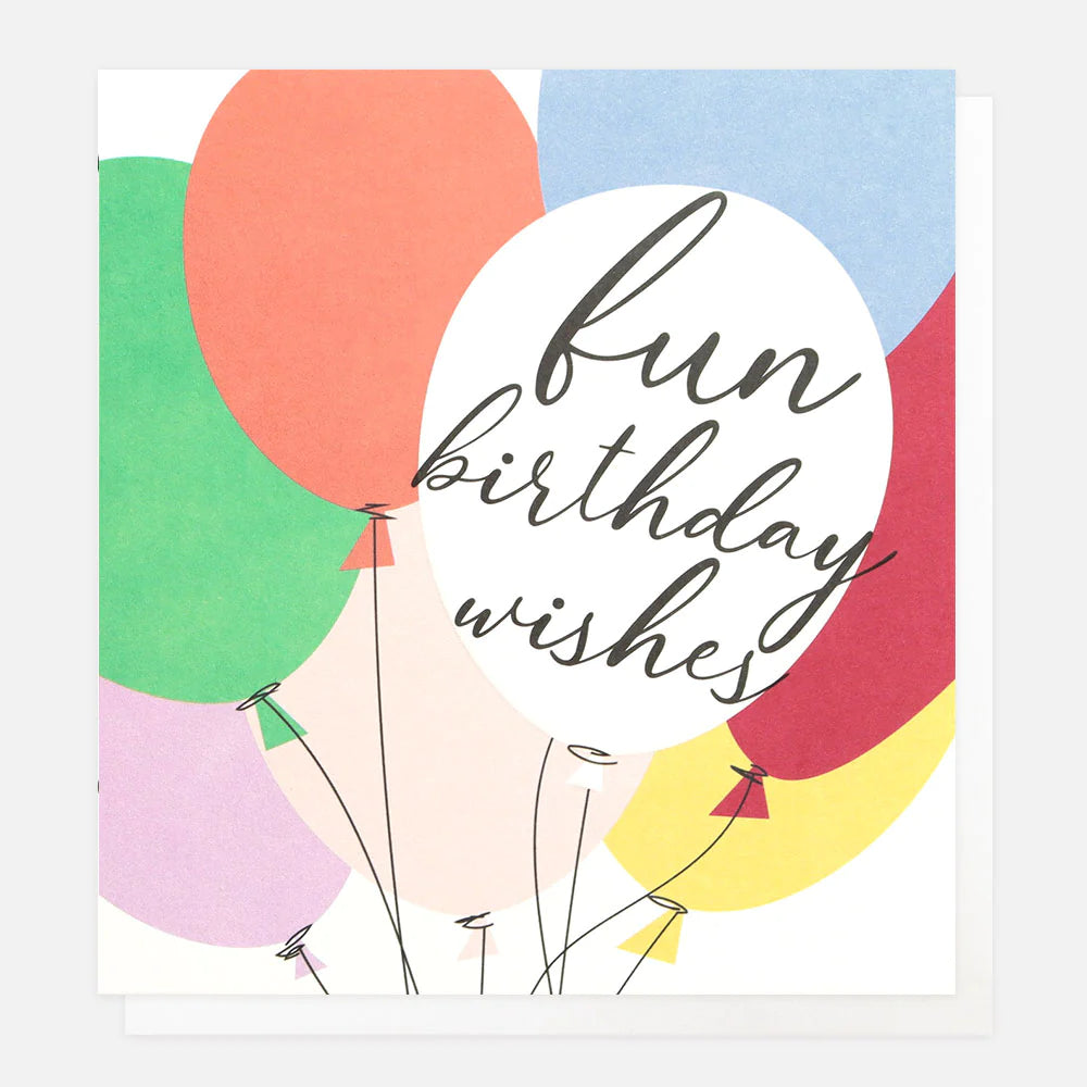 Fun Birthday Wishes Balloons