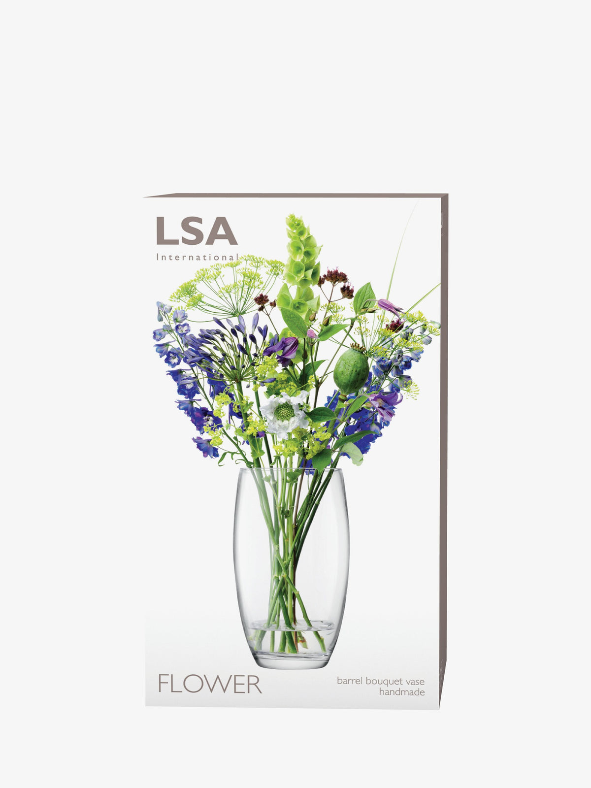 LSA - Flower Garden Bouquet Vase H25cm Clear
