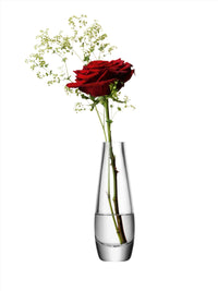 Flower Single Stem Vase H17cm Clear