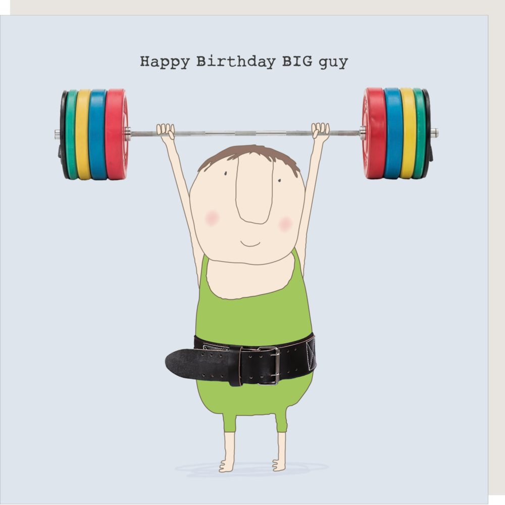 Big Guy Birthday Card