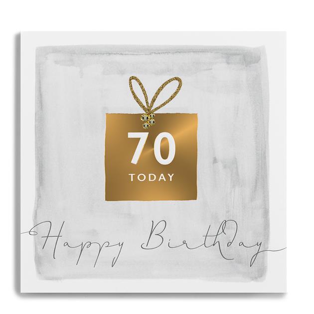 70 Today Happy Birthday Present