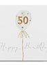 50th Happy Birthday    Balloon
