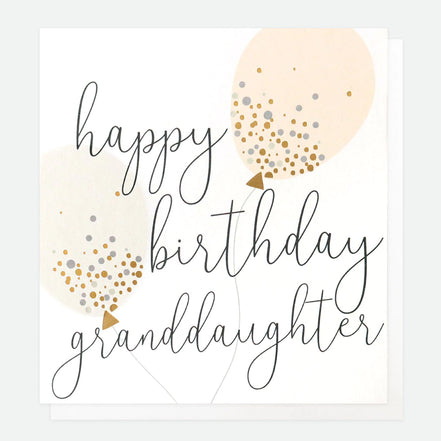 Granddaughter - Birthday Card