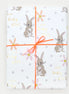 Baby Girl Bunny Gold Foil Wrap