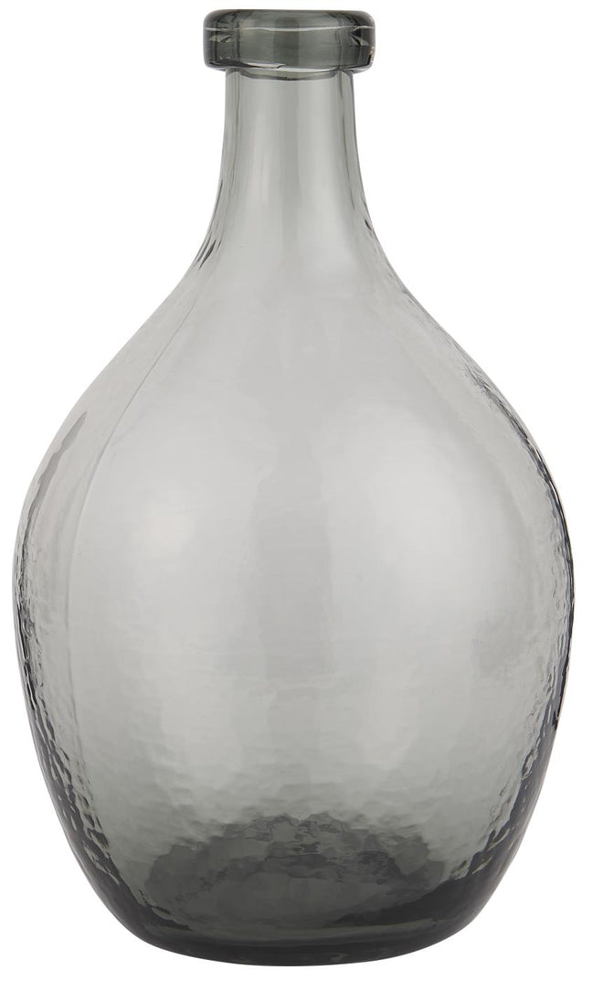 Glass Balloon Grey Glass Vase Large
