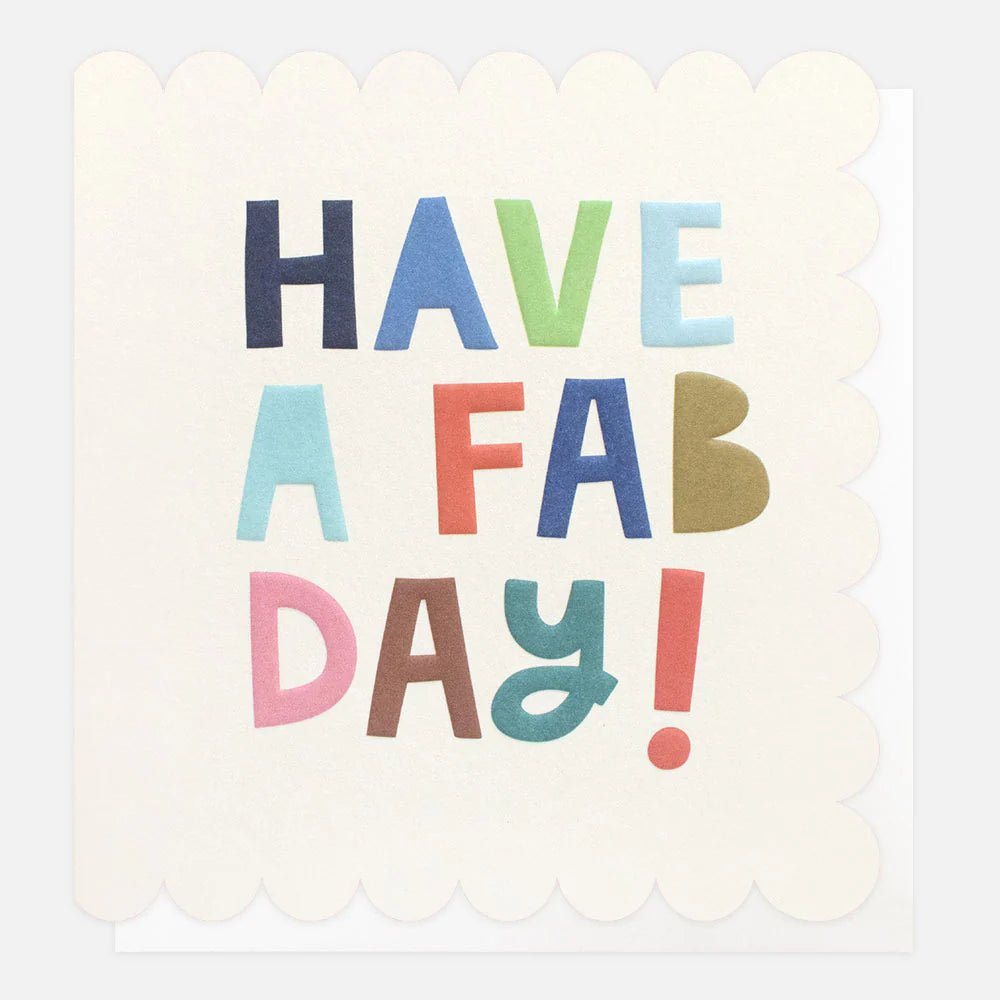 Scallop Fab Day Birthay Card