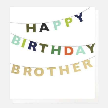 Brother - Birthday Card