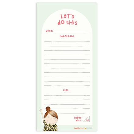 Let's Do This List Pad