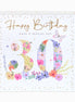 30 Birthday Special Day Floral Luxe Birthday Card