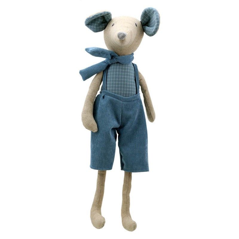 Linen Boy Mouse in Shorts