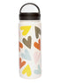 Multi Heart Metal Water bottle