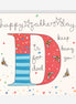 Happy Fathers Day D is For Dad Card