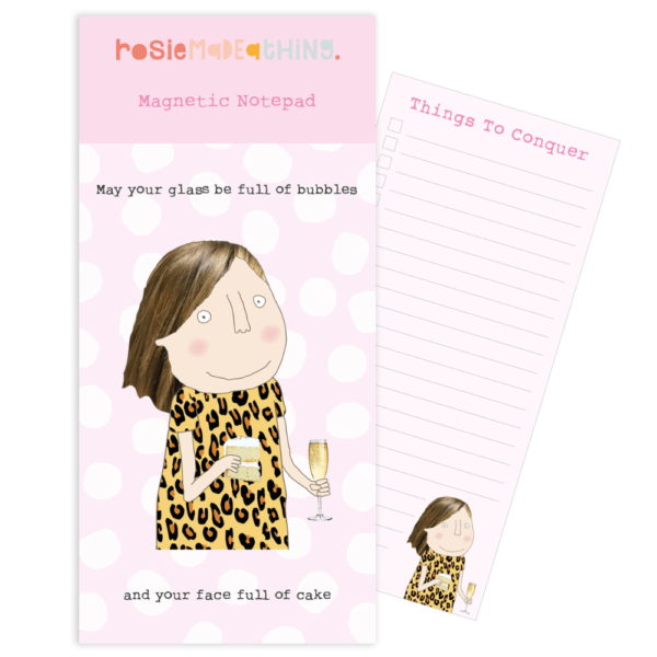 Bubbles and Cake Magnetic Notepad
