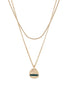 Pine Necklace Gold