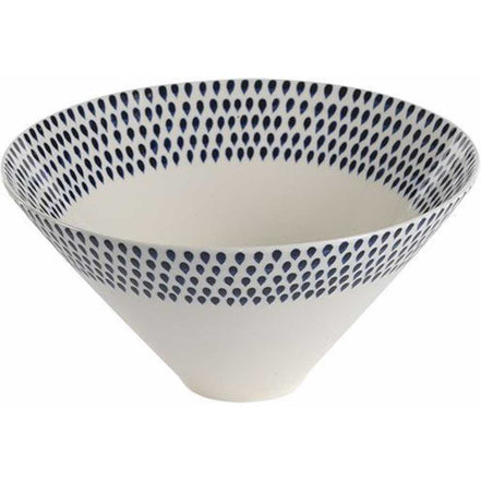Indigo Drop Serving Bowl - Large