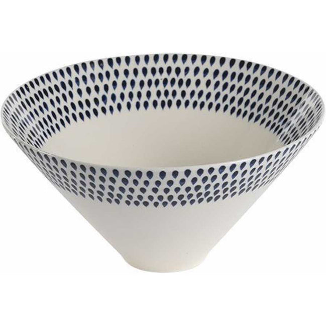 Indigo Drop Serving Bowl - Large