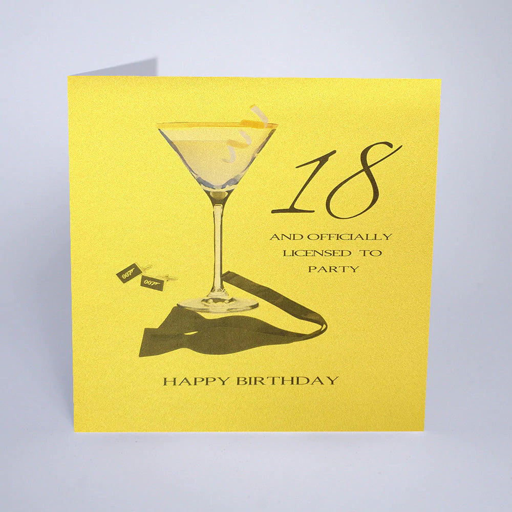 18 and Officially Licensed to Party Birthday Card