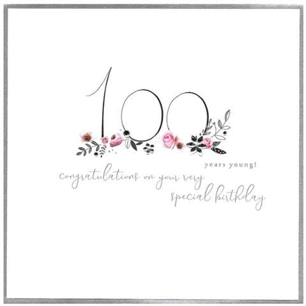 100 Years Young Birthday Card