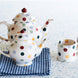 Polka Dot 4 Mug Teapot Boxed