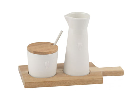 Radër - Little Friends Board, Jug, Spoon and Sugar Bowl