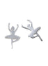 Sterling Silver Dancer Stud Earrings
