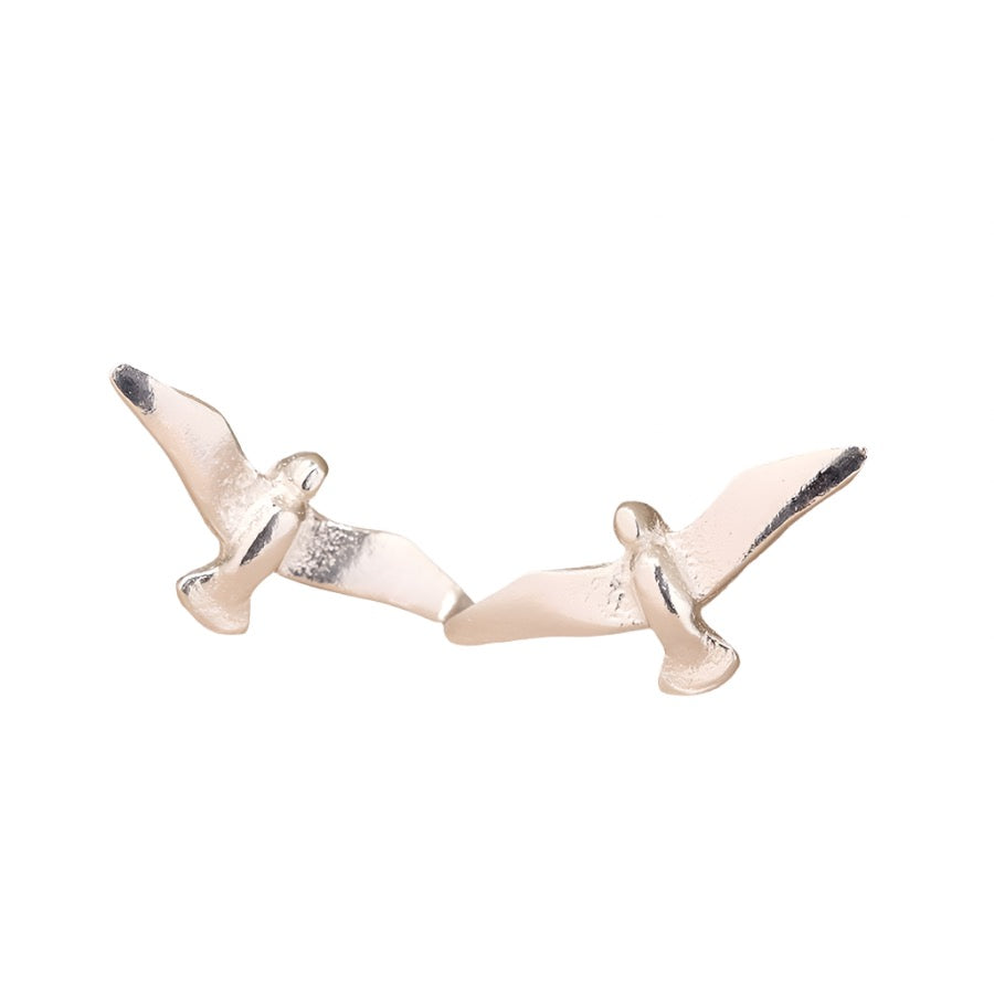 Sterling Silver Bird Stud Earrings Cornucopia Home and Gift