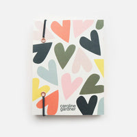 Multi Hearts Notebook