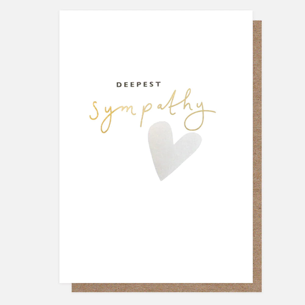 Sympathy - Deepest Sympathy Silver Heart