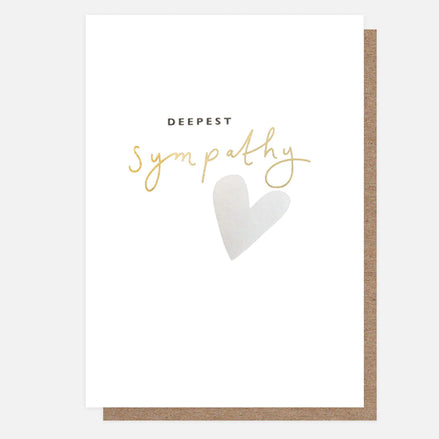 Sympathy - Deepest Sympathy Silver Heart