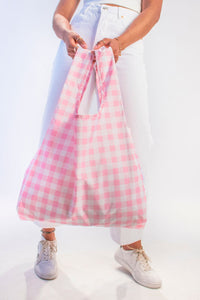Gingham Bubblegum Pink | Medium Kind Bag
