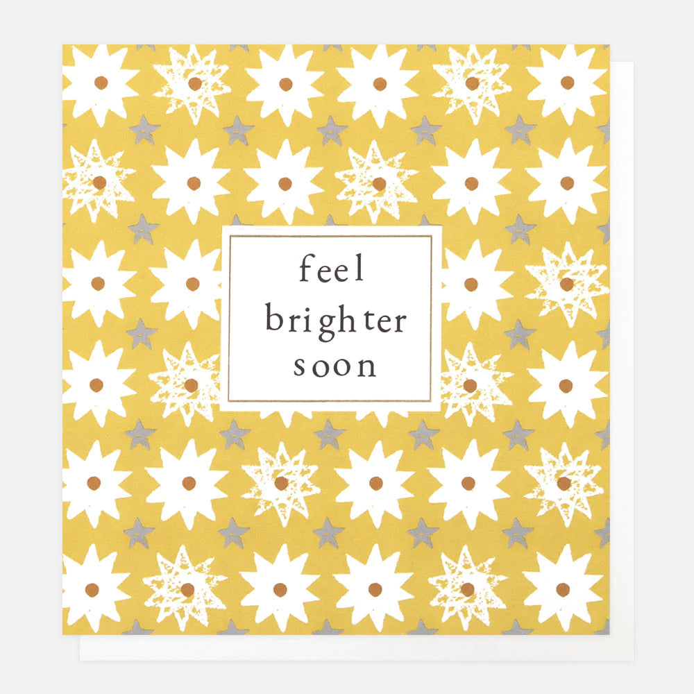 Get Well Soon - Feel Brighter Star Stamped