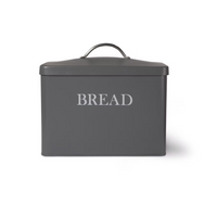 Steel Bread Bin - Charcoal