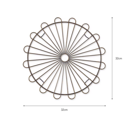 Brompton Cake Rack - Antique Brass
